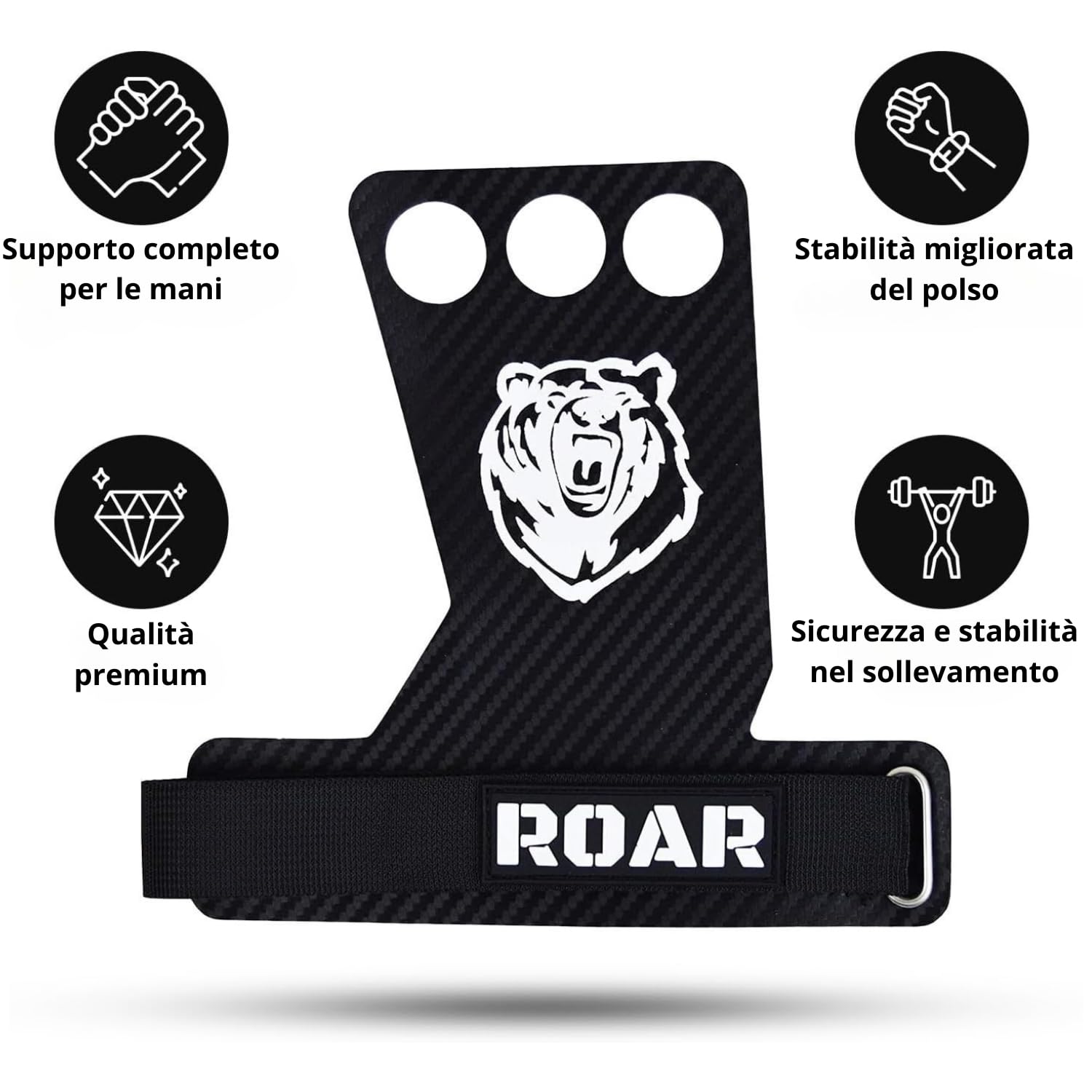 Roar® Guanti Crossfit Uomo Donna Paracalli Palestra