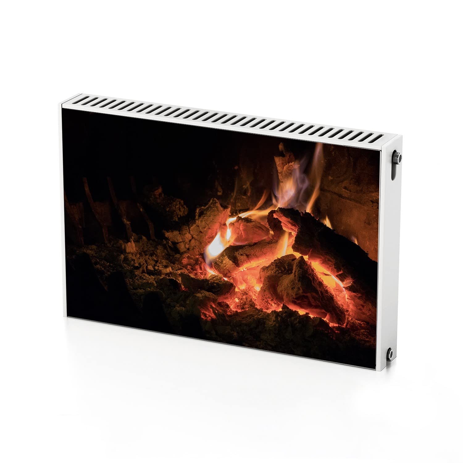 Aimant de radiateur feu de camp 90x60 cm pour réchauffer l'ambiance du salon