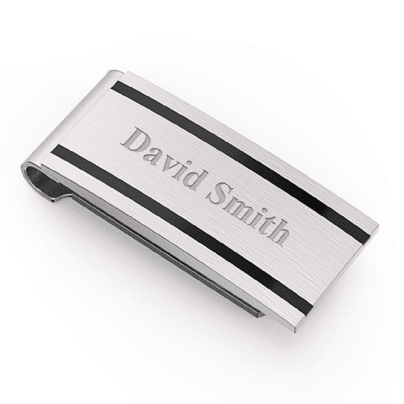 Executive Gift Shoppe | Diego Engraved Spring Loaded Money Clip