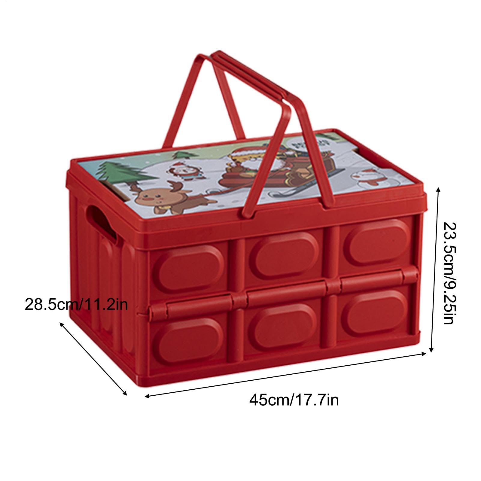 Organizzatore Per Bagagliaio Contenitore Piegevole Per Bagagliaio Natalizio | Contenitore Piegevole Per Armadio Per Abiti Casa Veicolo Campeggio Viaggio Spesa Guida Picnic Armadio Dispensa