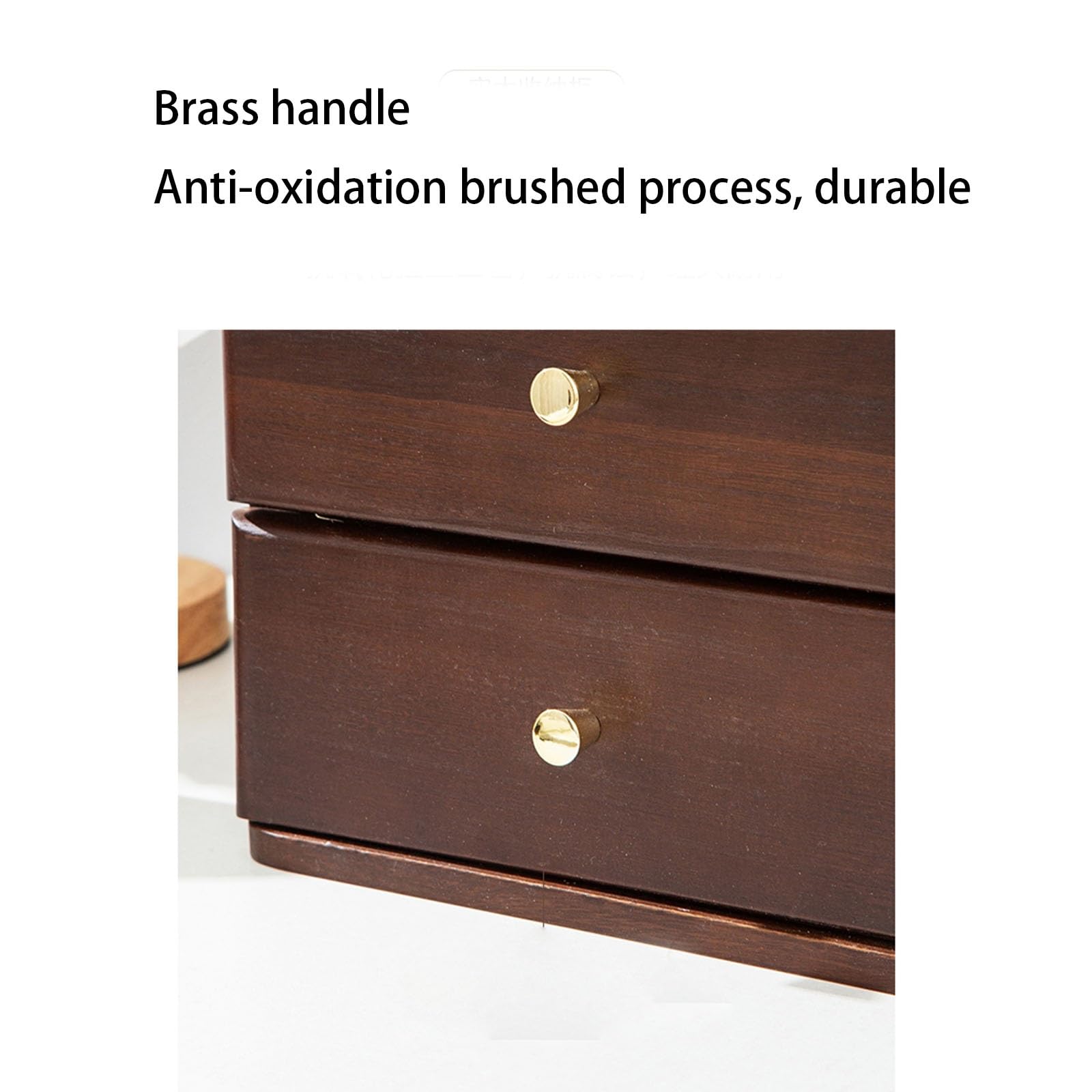 Armadietto portaoggetti da scrivania in legno massello con 1/2/3/4 cassetti per forniture per ufficio domestico File e documenti Elegante design bianco Organizza il tuo spazio di lavoro in modo