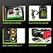 Imagen de GREENCUT MMA200 Soldador Inverter eléctrico Potencia 25A-200A Tecnología IGBT Electrodos de 2