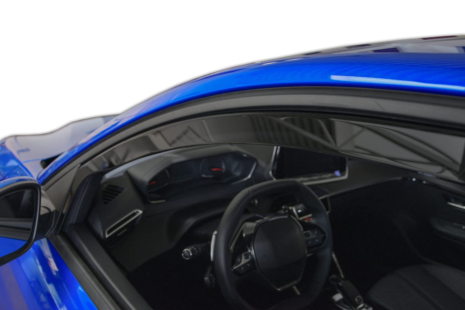 Deflettori Antivento Peugeot 208 5 Porte 2012-2019 - Fumé | Coppia Anteriore Originale - Foto 2