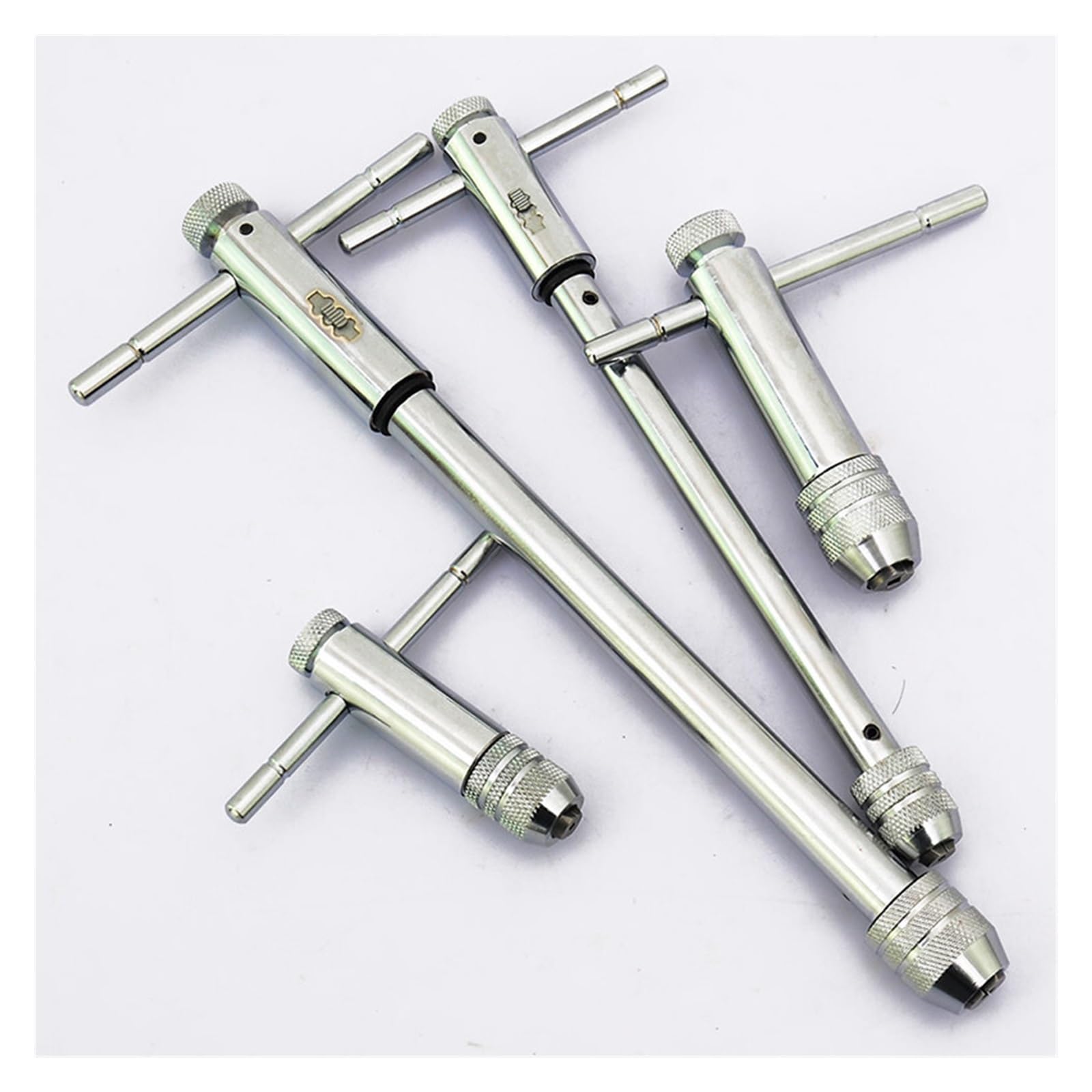 Chiave a cricchetto con impugnatura a T regolabile M3-8/M5-12 - Creatore di filettatura maschio metrica (utensile manuale da officina durevole e ad alta resistenza)(M3-M8 long)