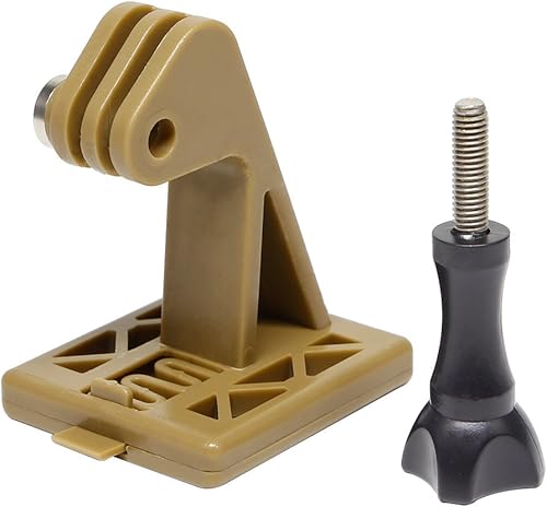 Miniatura 4 de AOUTACC Soportes tácticos para excavadora para casco GoPro o base de casco NVG (bronceado)
