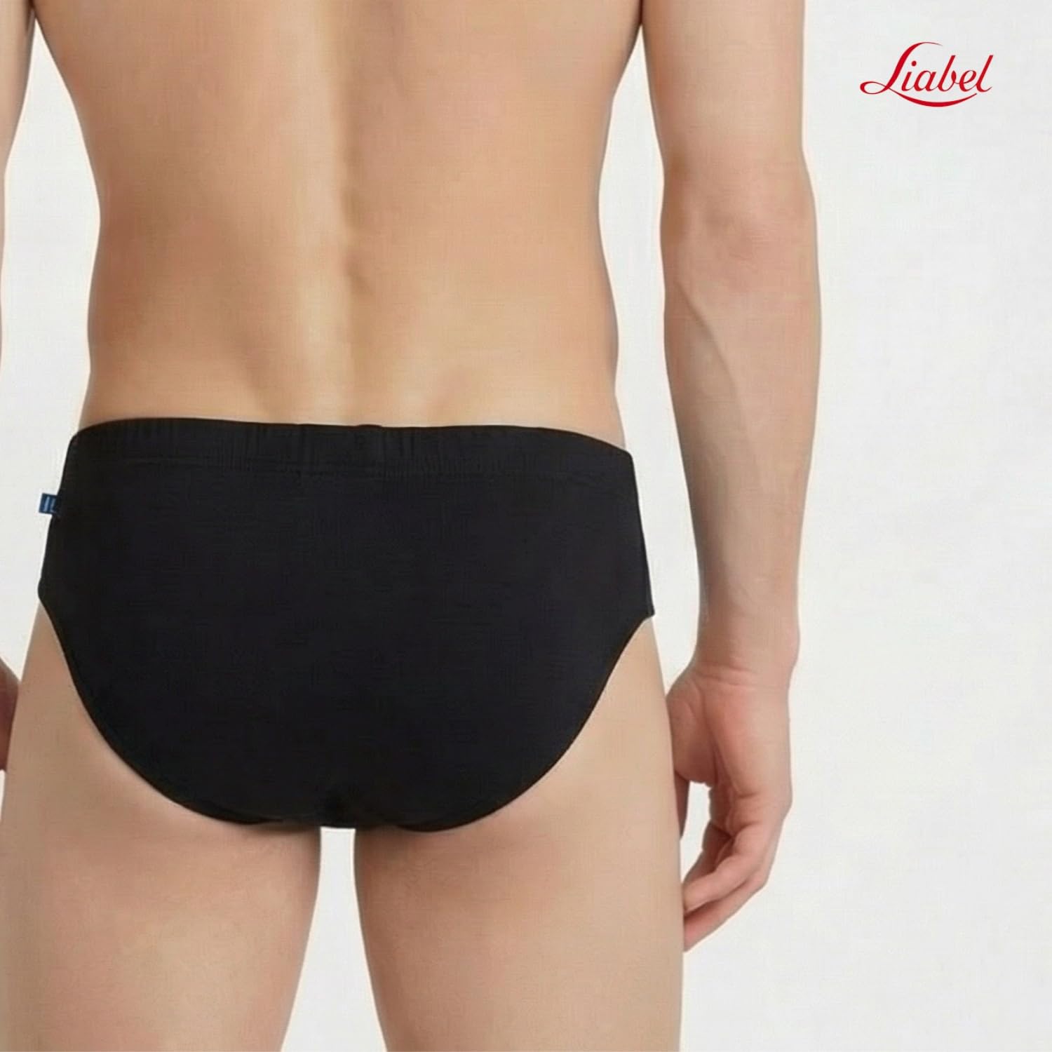 Liabel - Slip Uomo Cotone 100%, Confezione da 3 o da 6, Mutande Bianche e Colorate, Intimo Traspirante con Elastico Interno - 2