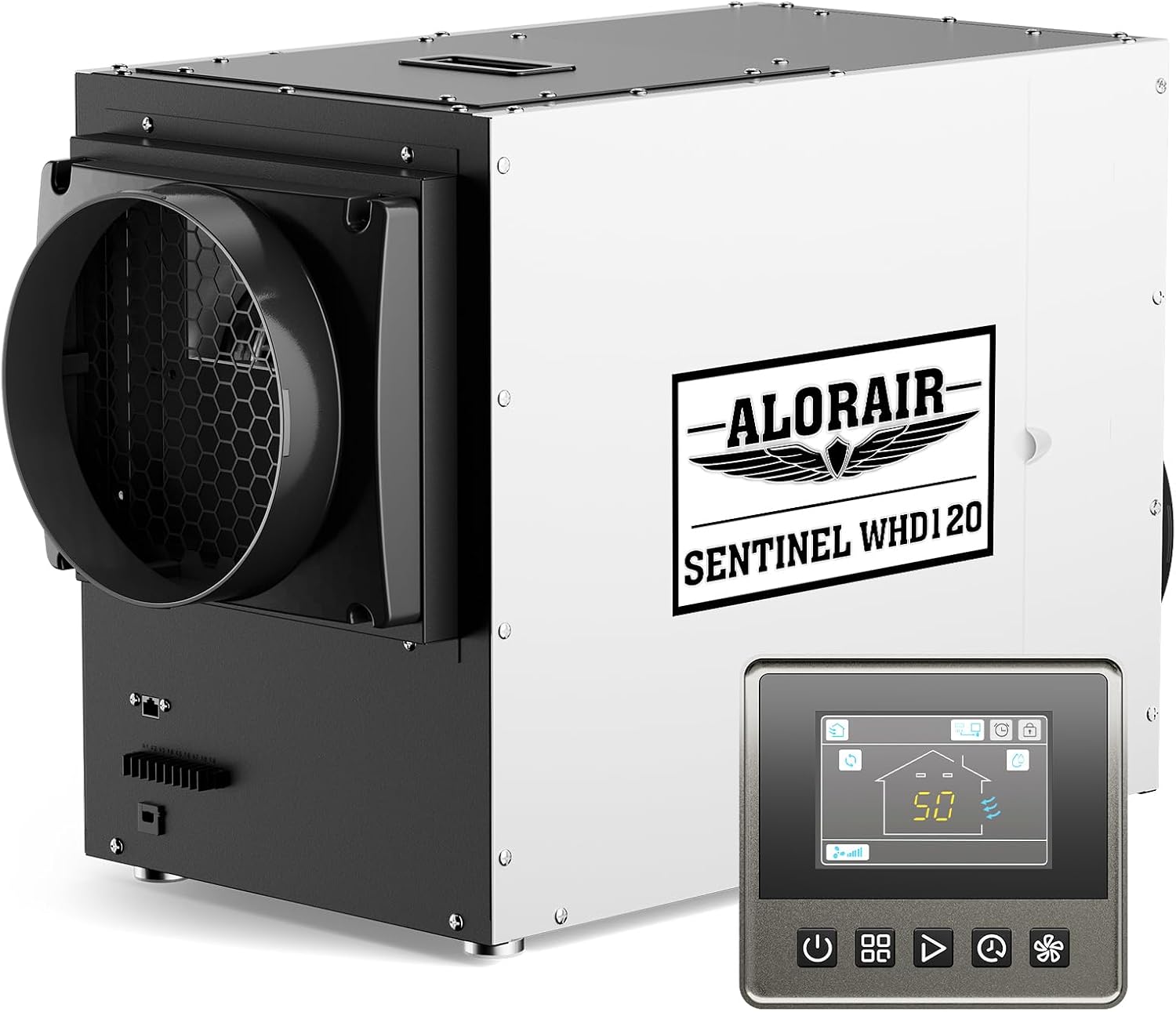 ALORAIR Whole House Dehumidifier, 104 PPD Commercial Grade Whole Home Dehumidifiers for Home, Garages, Water Damage Restoration, 3000 Sq.Ft dehumidifiers for Crawl Space