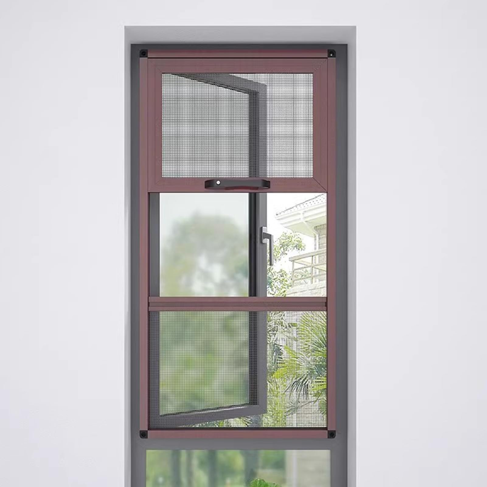 Pantalla de seguridad para ventana, barrera de seguridad a prueba de niños para el hogar, evita caídas y mejora la seguridad