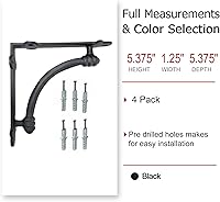 Vista 2 de Nach JS-90-064AM - Soporte para estante, js-90-064S