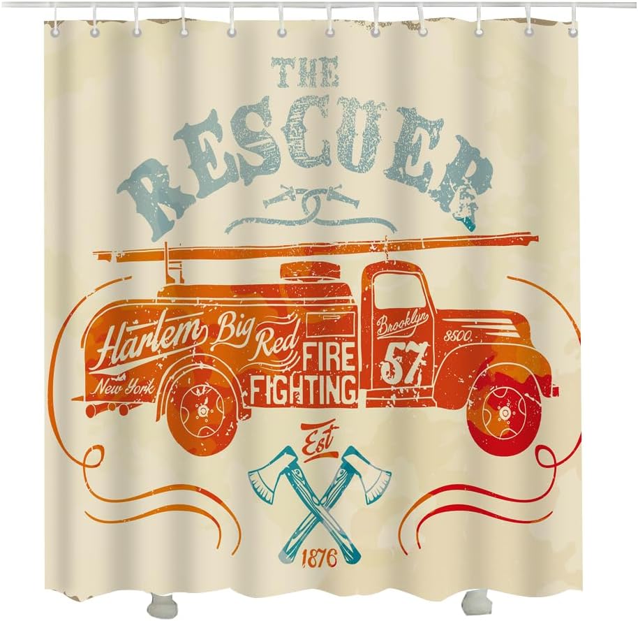 Abstract Colorful Shower Curtain with Strokes Splashes and Waves Shower Curtain with Hooks Bathroom Decorative Accessories 72 x 72 inch