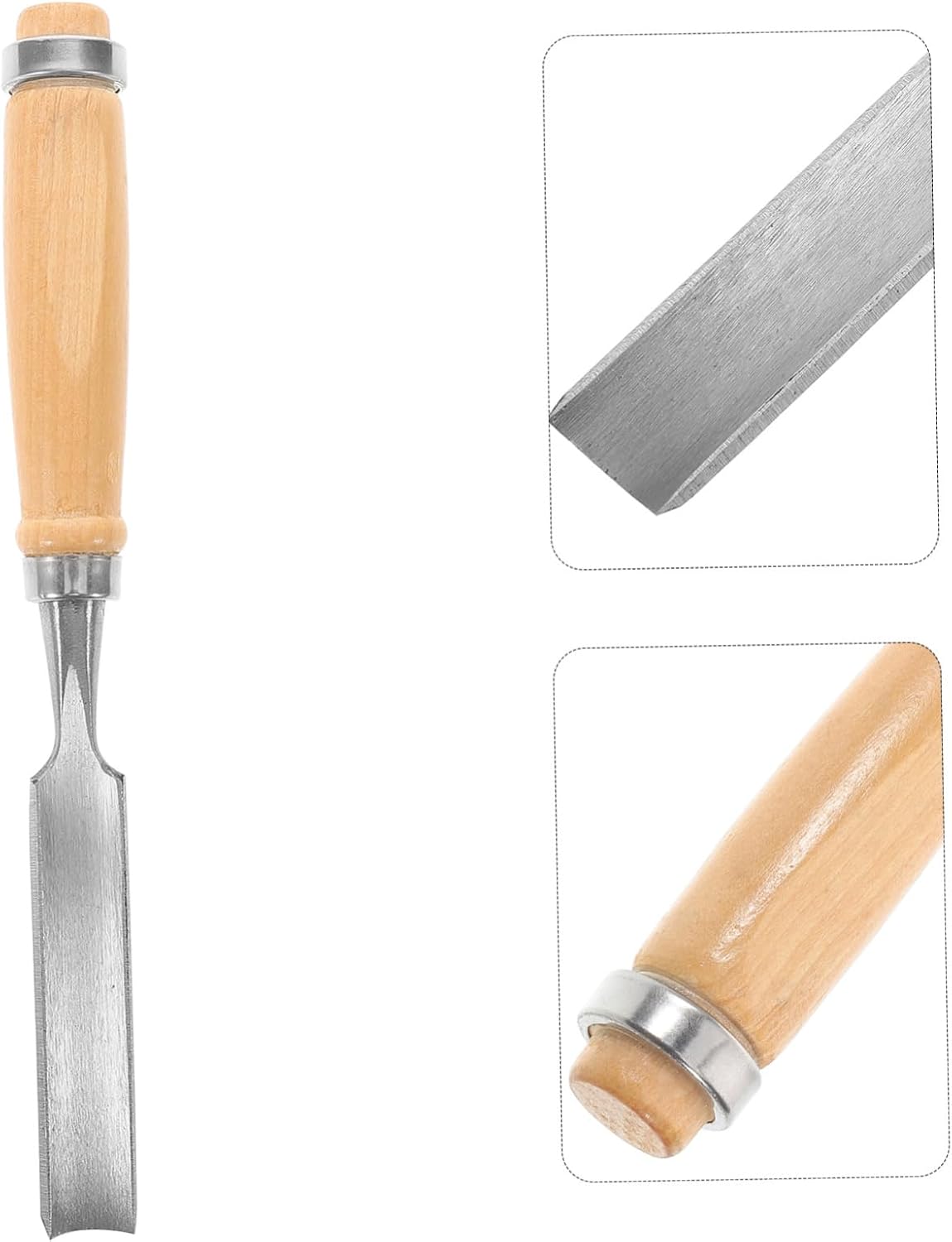STOBOK Semicircle Wood Carving Chisel Handcrafted Woodworking Tool for Detail Carving