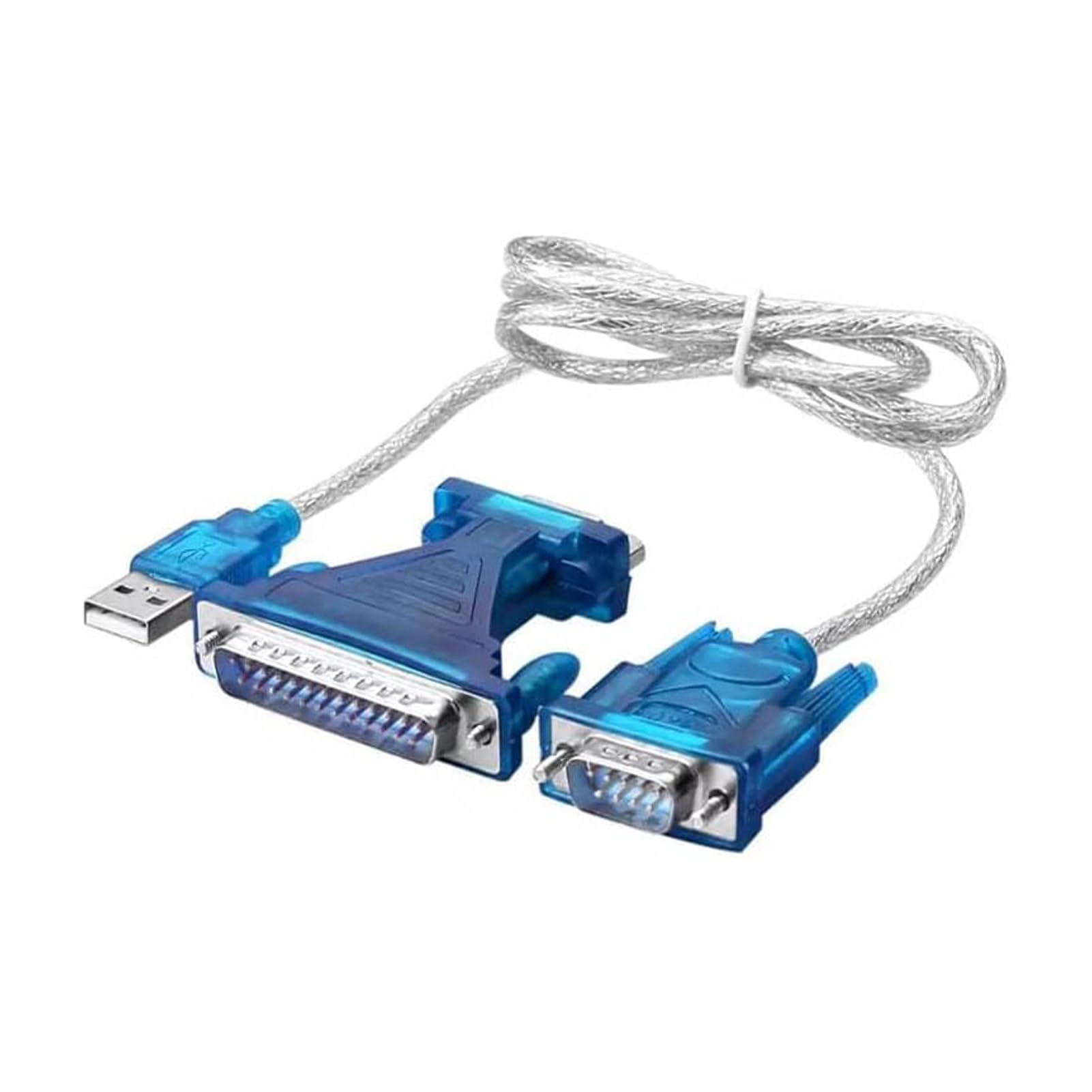 Câble Convertisseur DB25 USB RS232 Silabs CP2102 Longueur 180 Cm