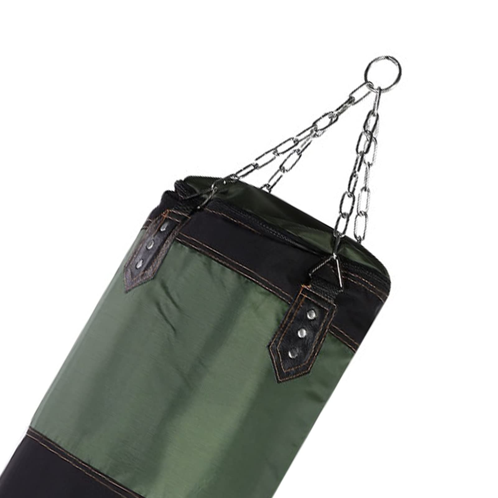 Sacchi di Sabbia Vuoti Per Fitness Sacco da Boxe Resistente Appeso Sacco da Boxe Appeso Sacco di Sabbia Per Kickboxing Mma Karate Esercizio di Allenamento(1.2m-verde)