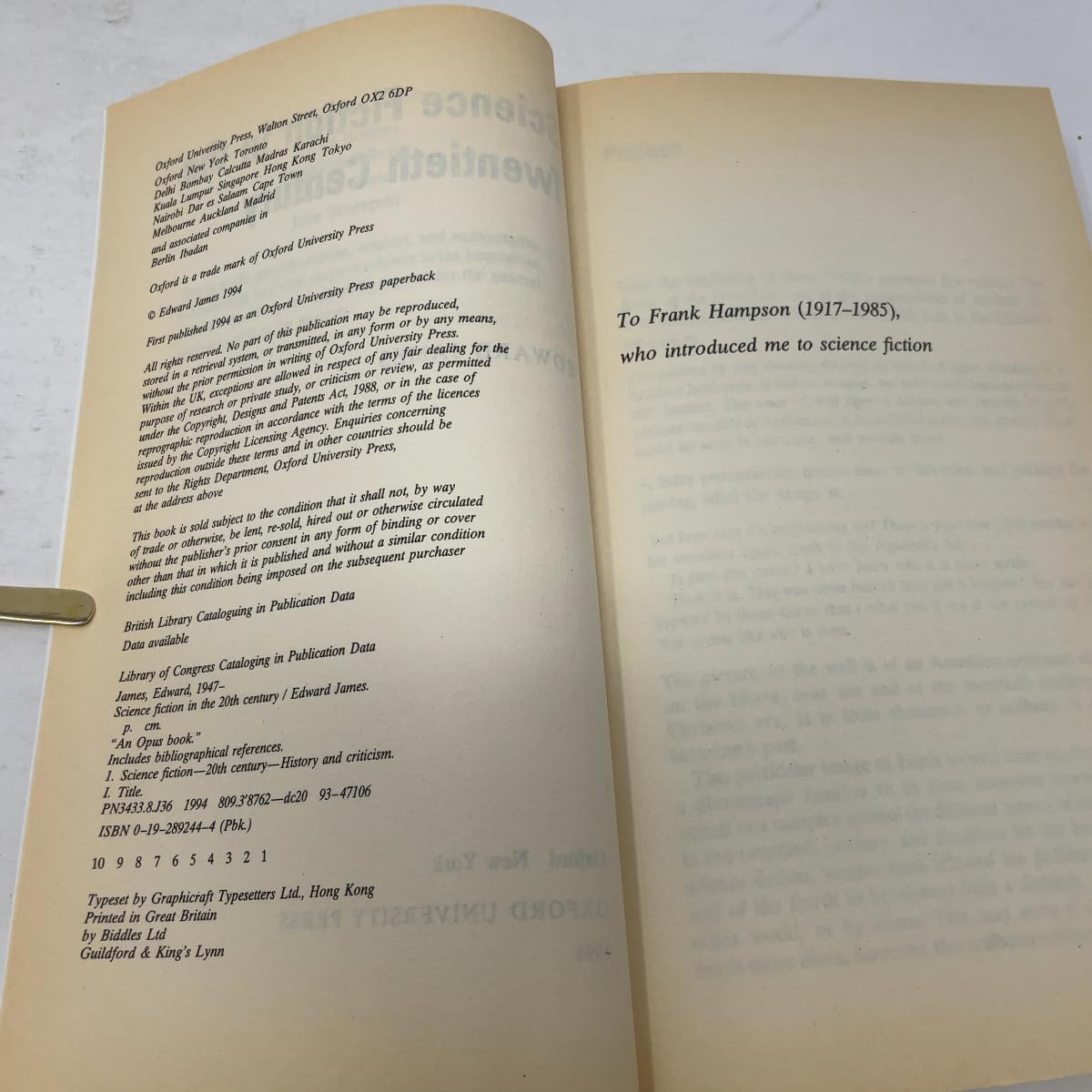 Science Fiction in the Twentieth Century
