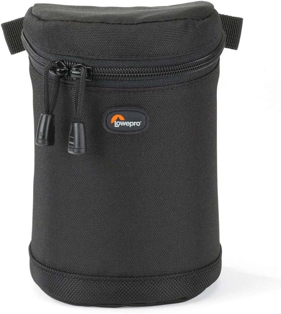 ヴァイテックイメージング Lowepro ロープロ レンズケース 9x13cm 軽量 保護性能 ブラック LP37317-PKK