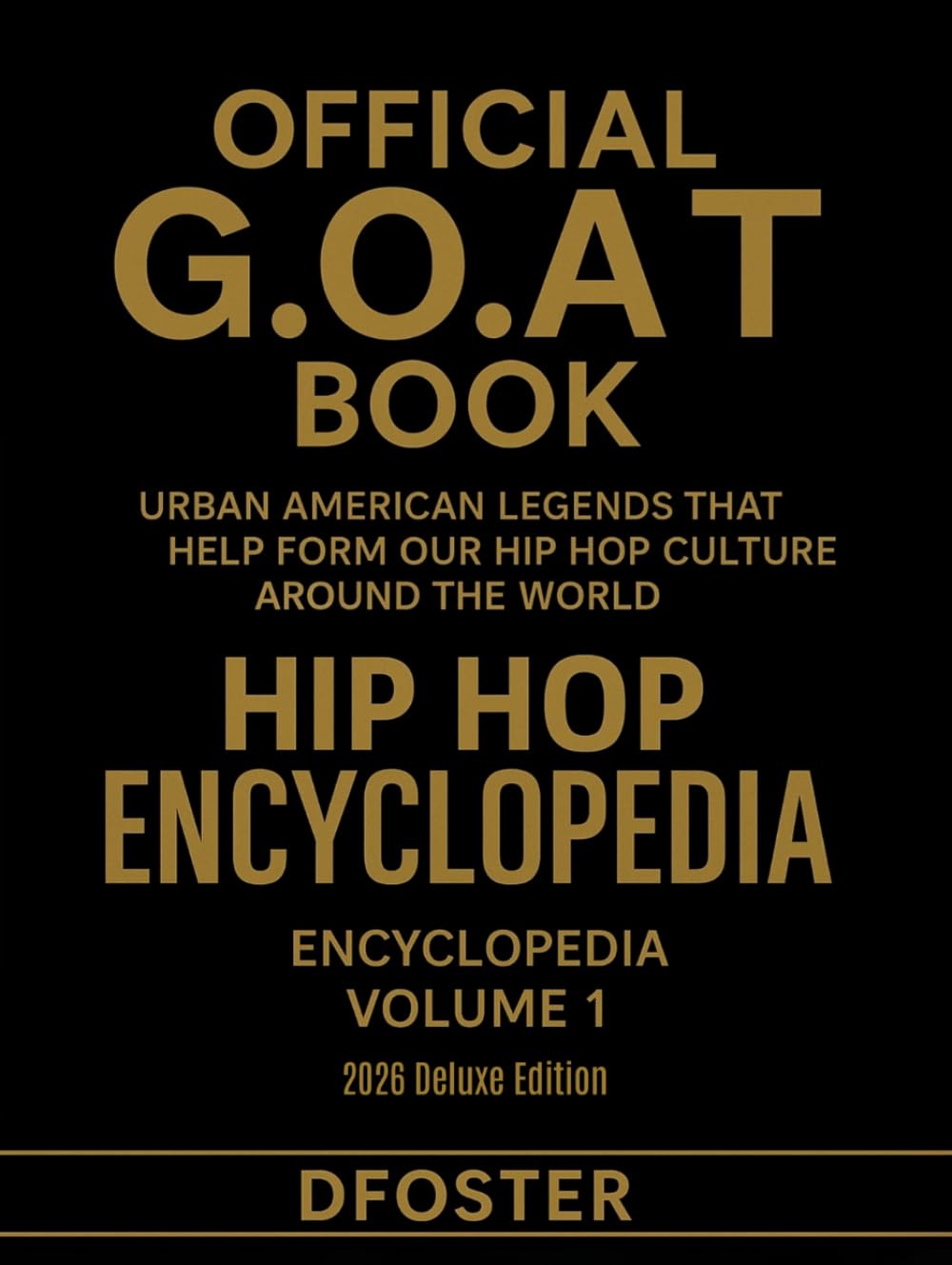 Official G.O.A.T Book      Hardcover – Large Print, August 26, 2025