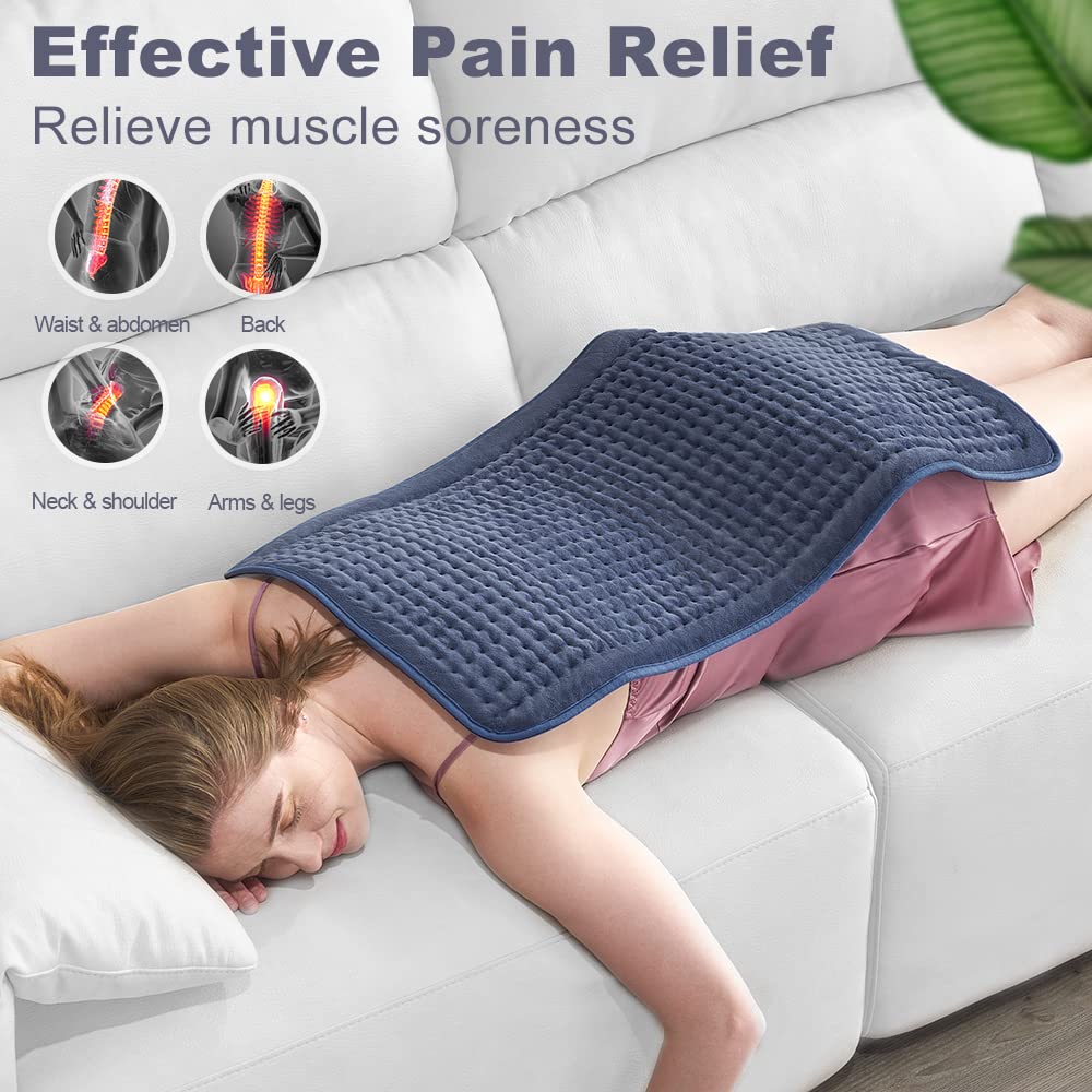 Heating Pad For Back Pain Relief, Extra Large 33 X 17