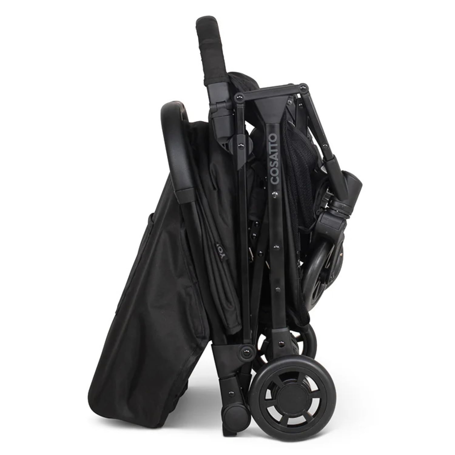 COSATTO Yo! - Passeggino leggero e compatto dalla nascita fino a 25kg,Compatibile con compagnie aeree, si inserisce nell'armadietto sopraelevato, ampio cestino da 8kg con parapioggia (silhouette)