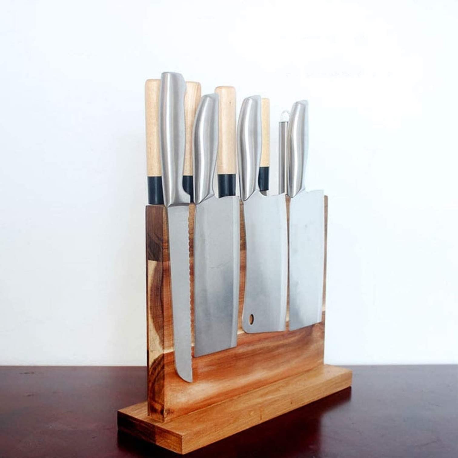 Bloque Cuchillos Cocina Bloque Magnético De Doble Cara para Cuchillos, Organizador De Cuchillos, Herramienta De Cocina para Muelle De Cuchillos