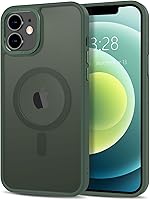 Vista 198 de Anuck - Funda magnética para iPhone 11 compatible con MagSafe, carcasa trasera mate translúcida dura, borde de TPU, delgada, resistente a impactos