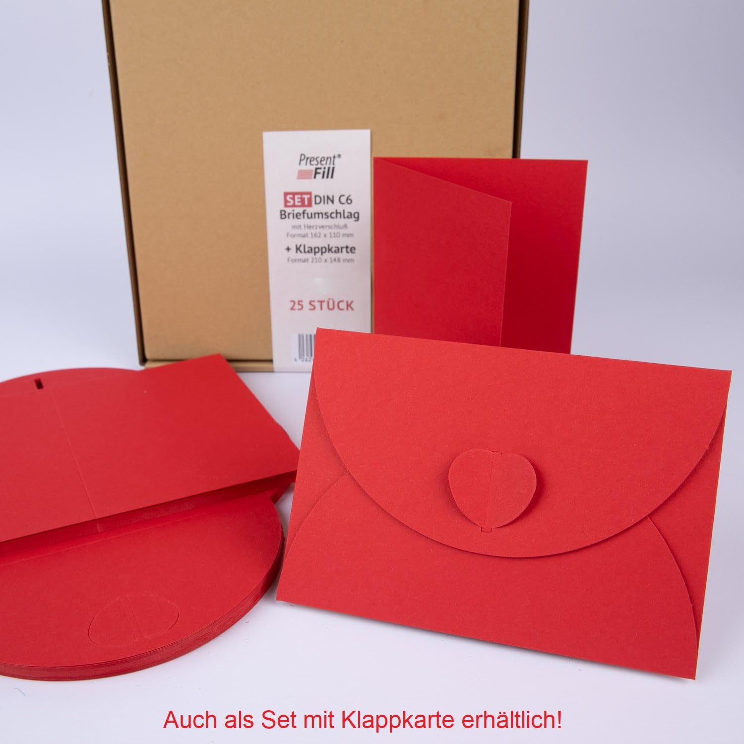 PresentFill Klappkarten blanko in Diamant Weiß - 50 Faltkarten A6, Klappkarte ideal zum Karten selbst gestalten, beschriften oder bedrucken - passend für C6 Umschläge