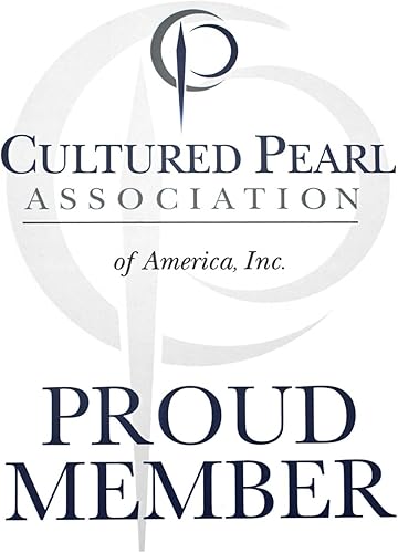 Miniatura 5 de Aretes de perlas blancas de agua dulce cultivadas en oro amarillo de 14 quilates, piedras preciosas simuladas, 0.315-0.335 in