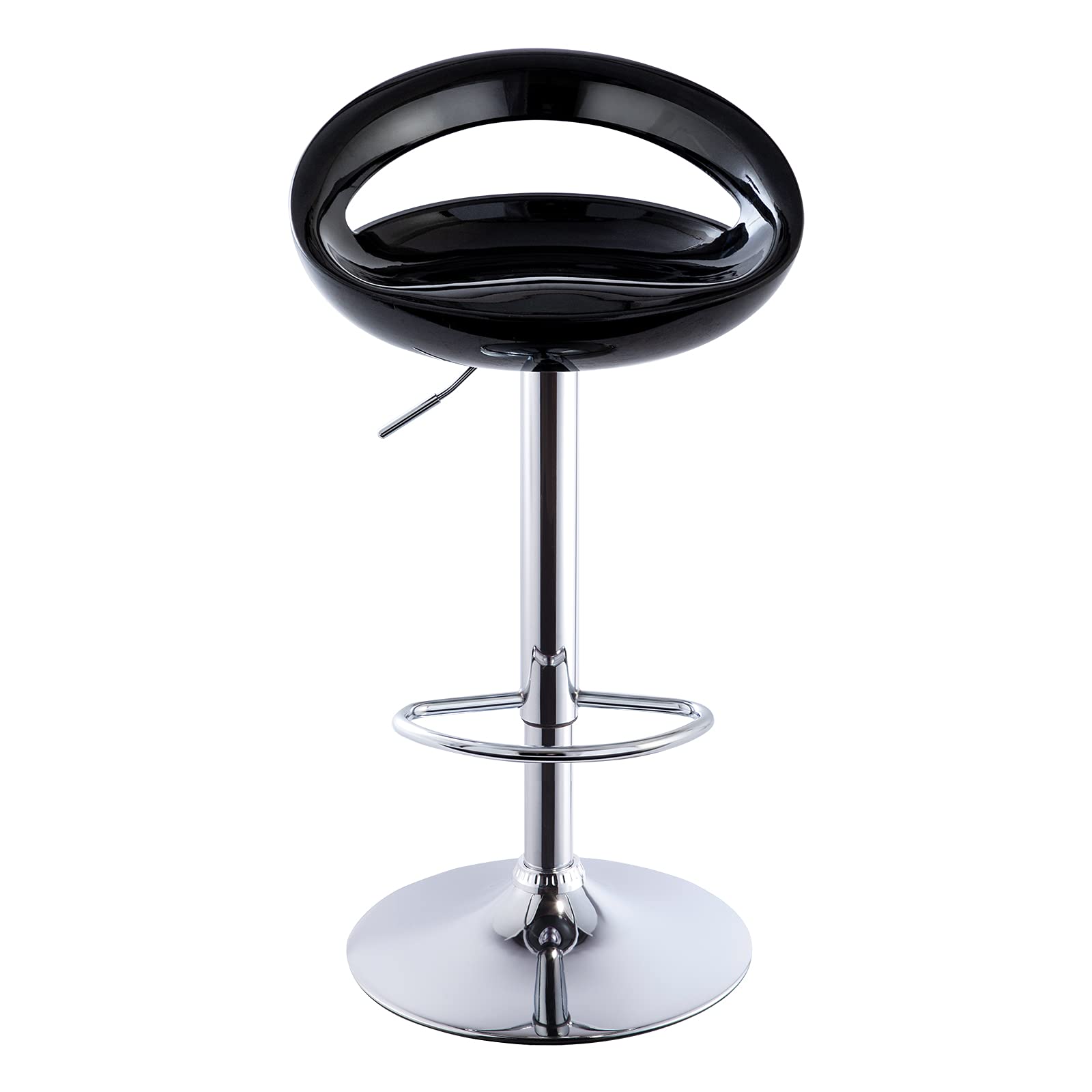 Amazon｜DUHOME ABSバースツール 調節可能な回転式バーチェア 2個