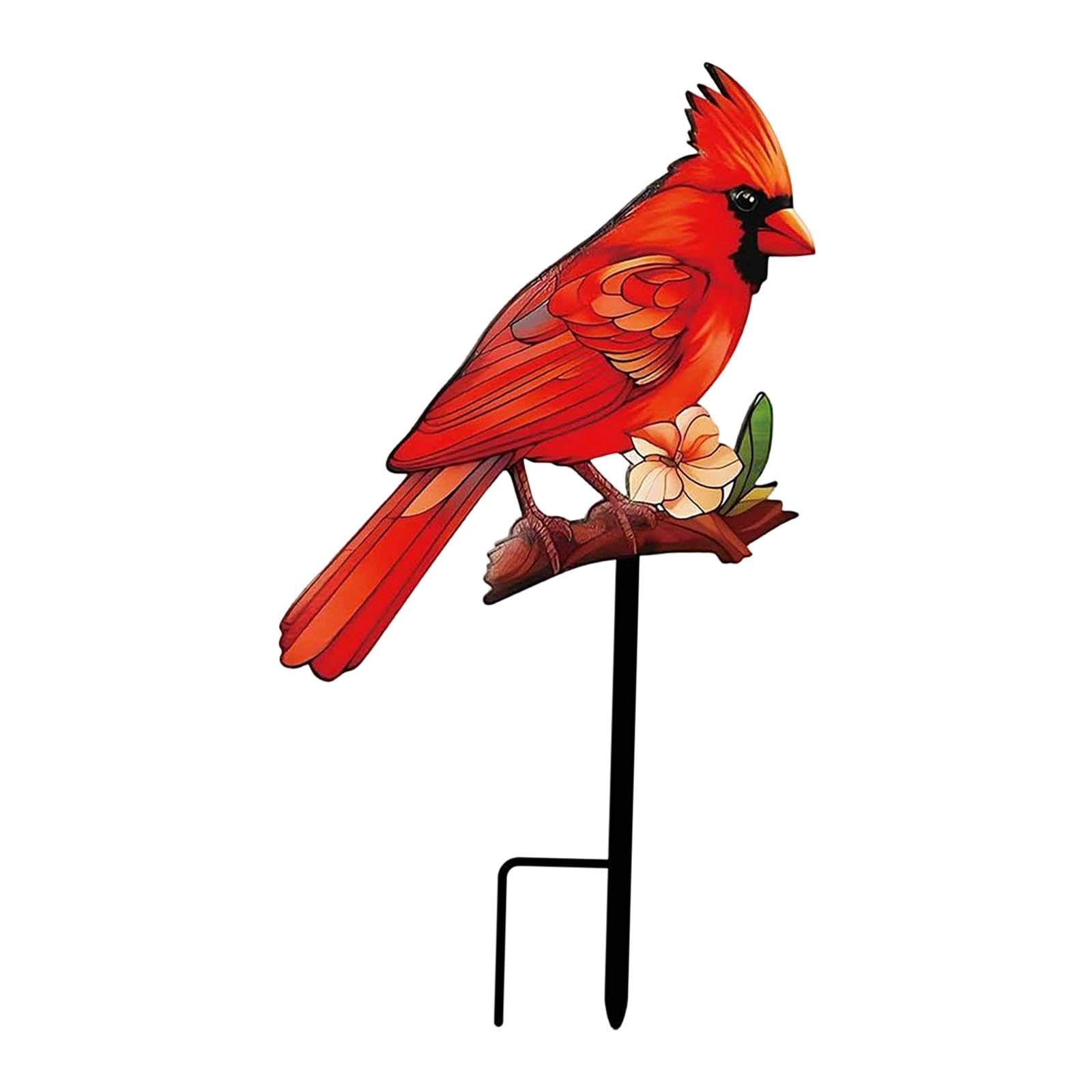 Red Cardinalis Garden Stake Spring Summer Home Metal Outdoor Bird Decoration Style C|Home & Garden | Yard, Garden & Outdoor Living | Garden D?©cor | Statues & Lawn Ornaments-image-42