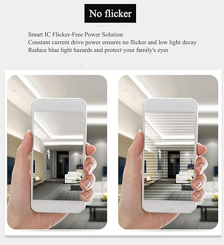 Miniatura 3 de Bombillas LED MR16 (paquete de 6) bombillas de base MR16 GU10 de 6 W no regulables MR16 equivalente a 50 W, cubierta de vidrio completo MR16, 6000