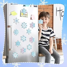 Labeol Diamond Art Kits for Kids Boys and Girls Ages 6-8-10-12 Easy to DIY Creative Diamond Art Sticker Craft by Numbers Kits for Kids and Adult Beginners (Snowflakes)