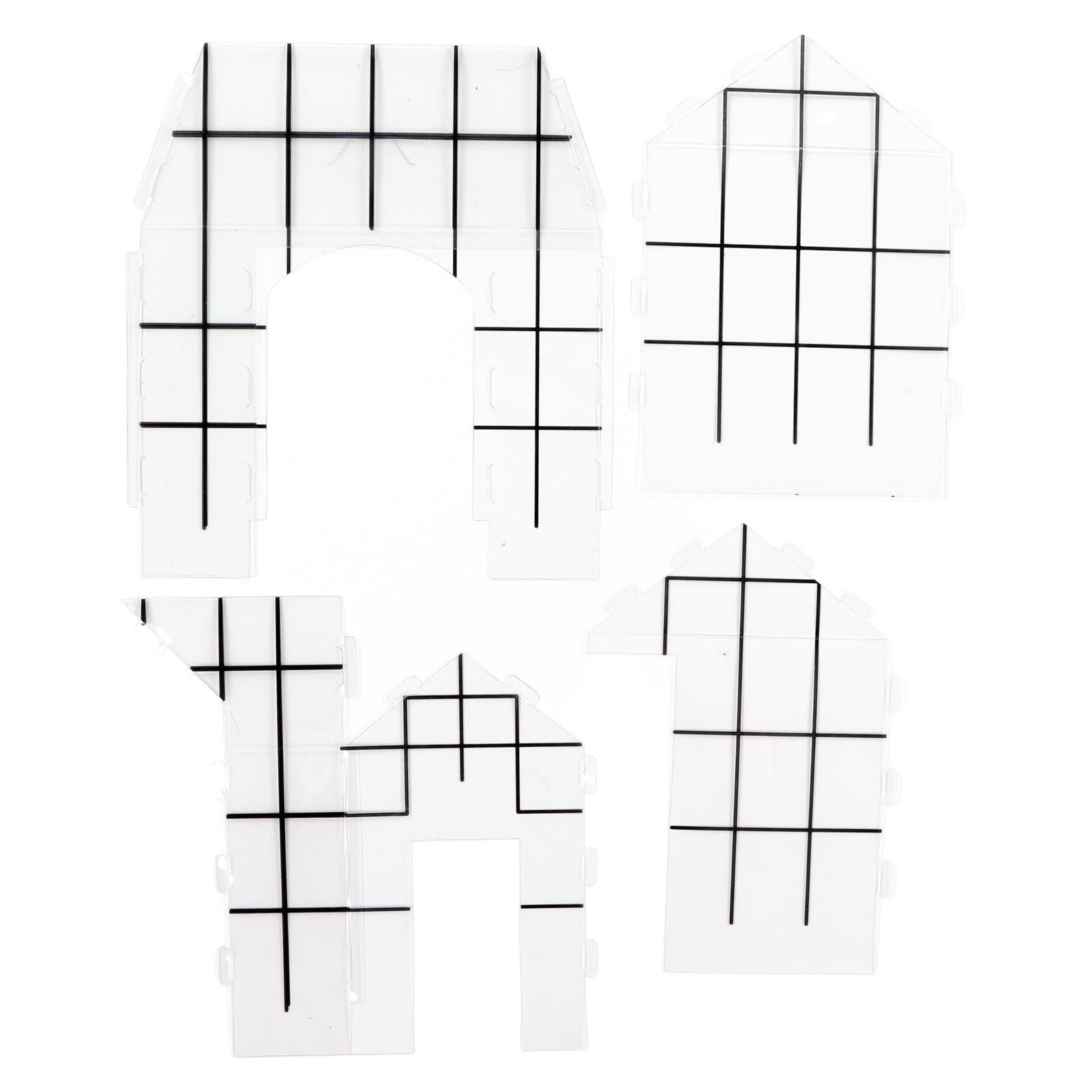 Kit Miniatura Fai Da Te Casa delle Bambole Scala 1:24 Puzzle in Legno