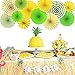 zilue Paper Fans Party Decorations Paper Flowers Decorations for Wall Classroom Floral Backdrop Baby Shower Birthday Party Flower Wall Decor Pack of 11 Green
