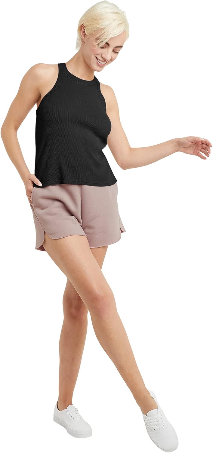 Hanes Womens Originals Racerback Tank Top, Cotton Ribbed Tank, Women's Sleeveless Shirt, Available in Plus - Image 5