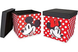 Mickey Mouse Storage Cubes: Organizational Delight for Playrooms