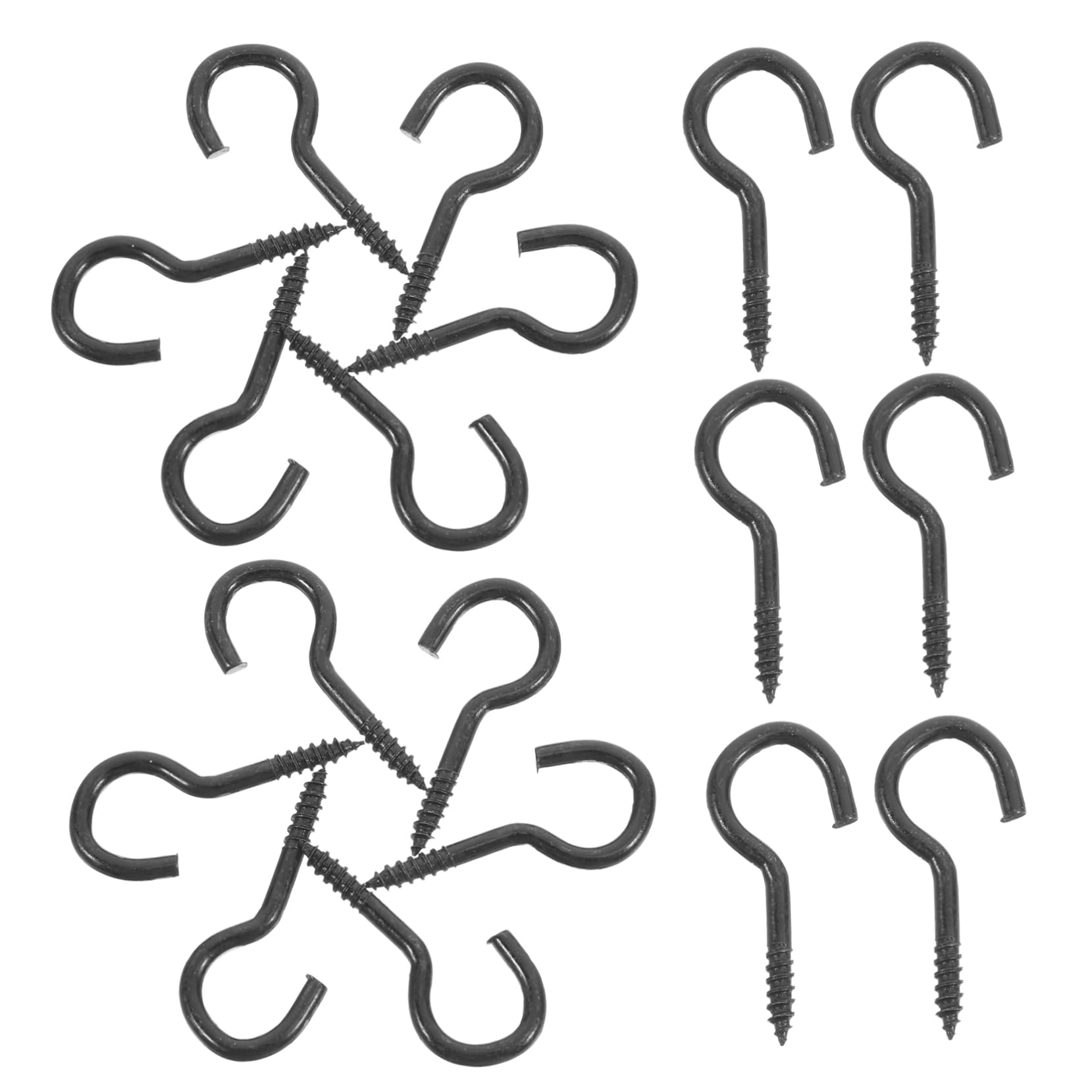 SOESFOUFU 20pcs Eye Bolt Hooks DIY Craft Hooks Jewelry Making Decorative Accessories