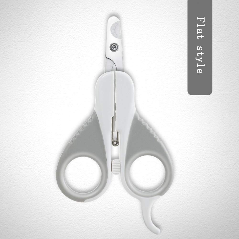 Pet Nail Clippers pour Petits Animaux Meilleur Chat Coupe-Ongles Griffe Trimmer pour La Maison Toilettage Trousse De Toilette Outil Professionnel pour Tiny Cat,Flat