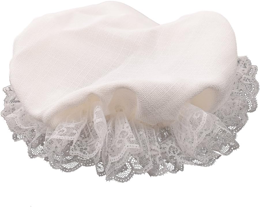 BLESSUME White Women's Mob Cap Colonial Mob Hat Costume Accessory - Image 6