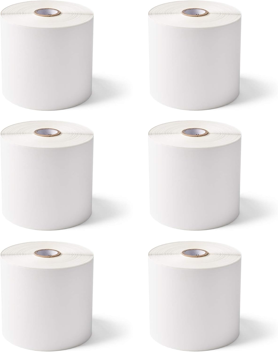 Zebra 4 x 6 in Thermal Transfer Paper Labels Z-Perform 2000T Permanent Adhesive Shipping Labels 1 in Core 6 rolls 10031652SP