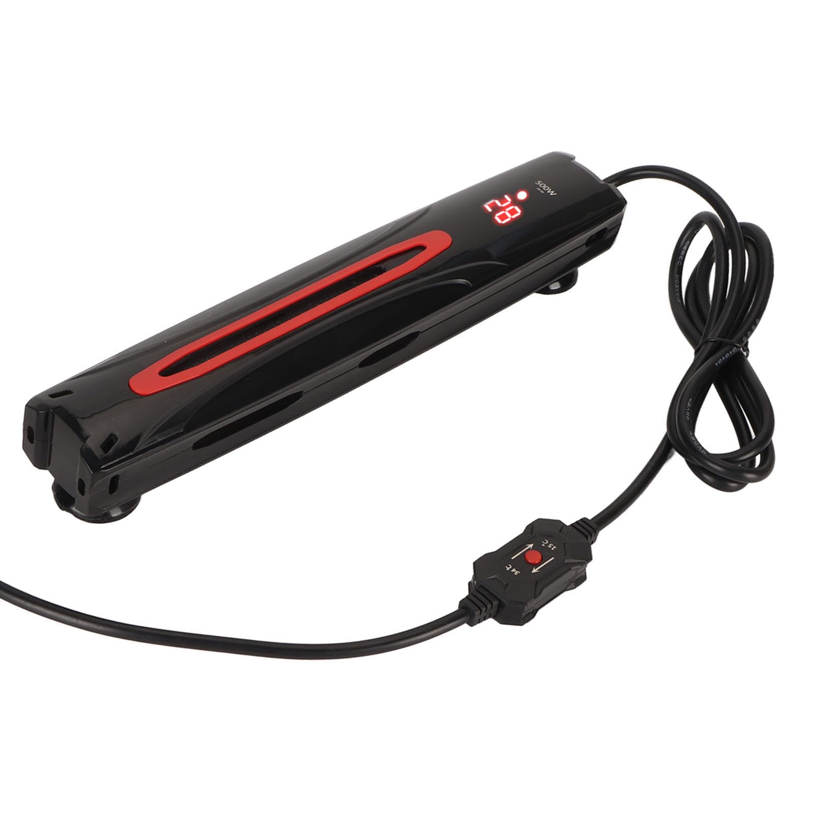 DAUZ Termostato per Acquario, Riscaldatore Automatico Impermeabile per Acquario IPX6 a Riscaldamento Rapido per Acquario da 80‑100 Cm (Spina Europea 220 V)