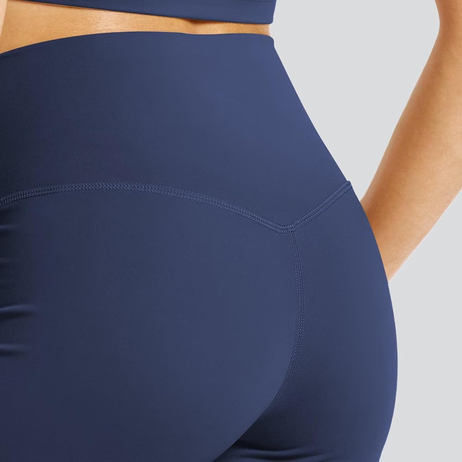 Women's 4"/ 6" Gym Biker Shorts, Spandex Athletic Workout High Waisted Yoga Shorts - Image 3