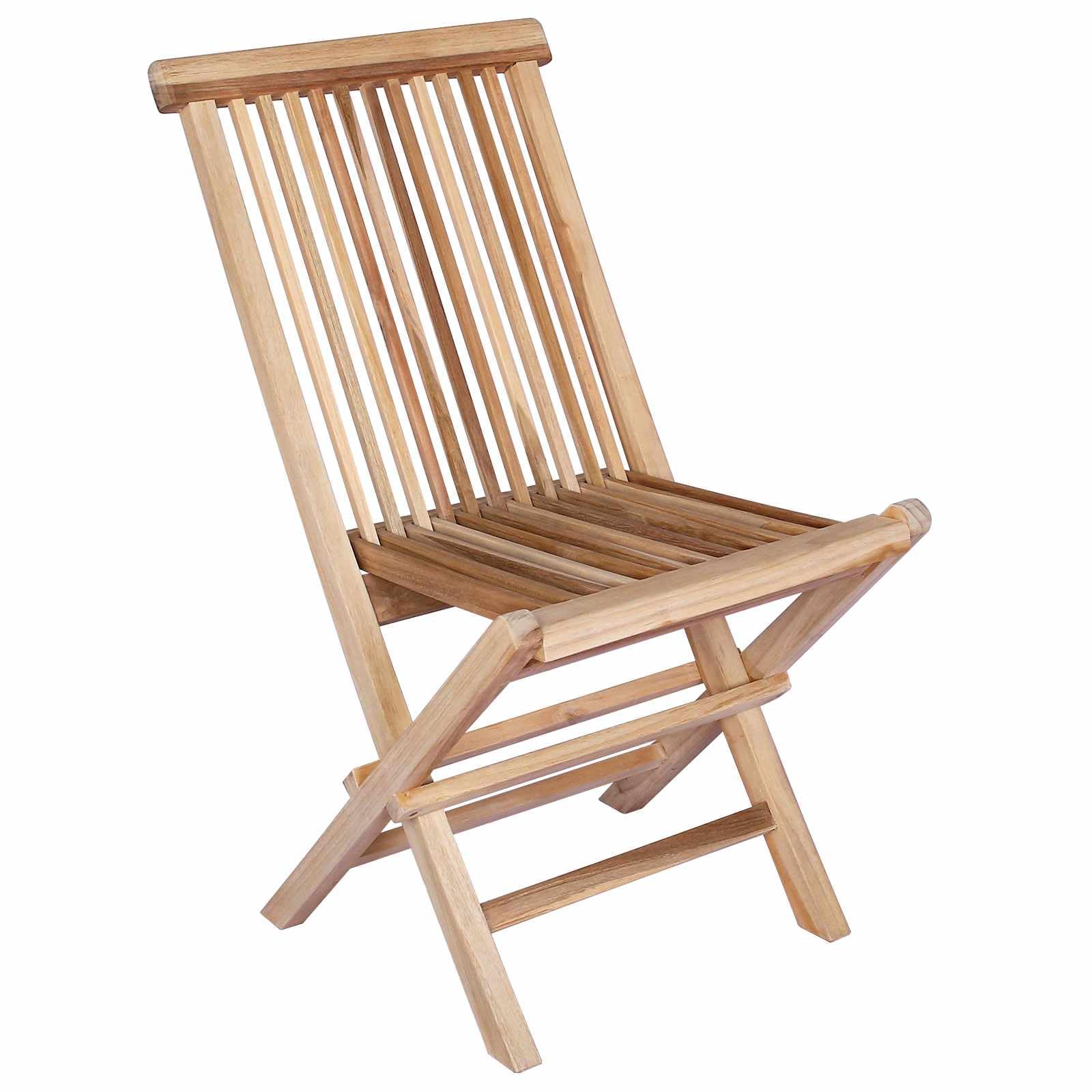 vidaXL Set di Mobili da Giardino 5 pz Naturale Legno di teak solido