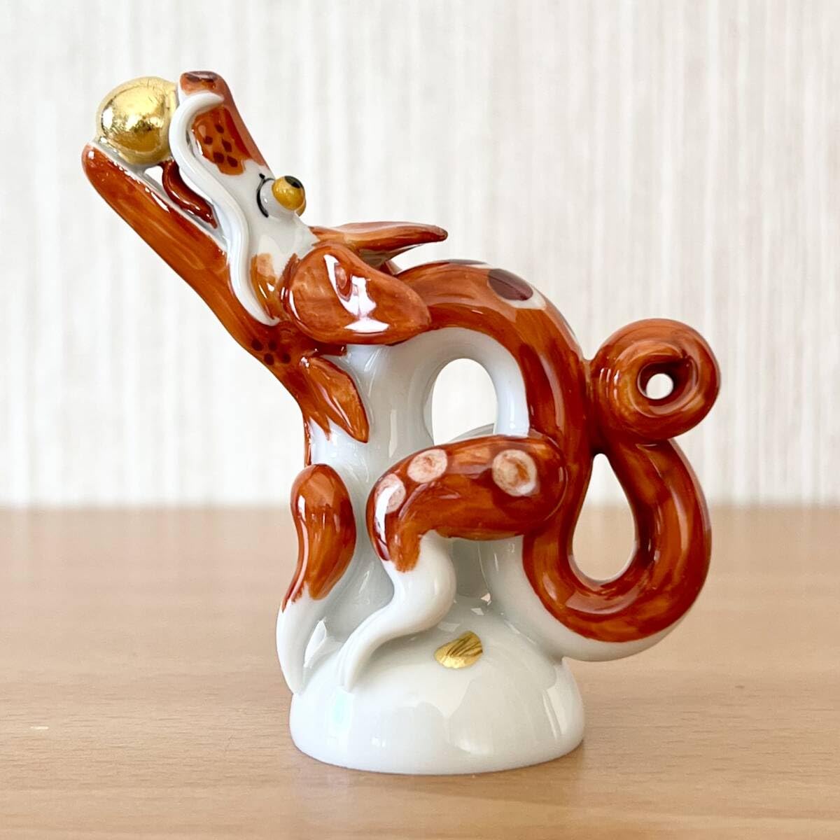 MEISSEN マイセン　干支　フィギュリン　辰年　龍 マイセン 置物□タツ 水色 フィギュリン 6.5cm 干支シリーズ 辰