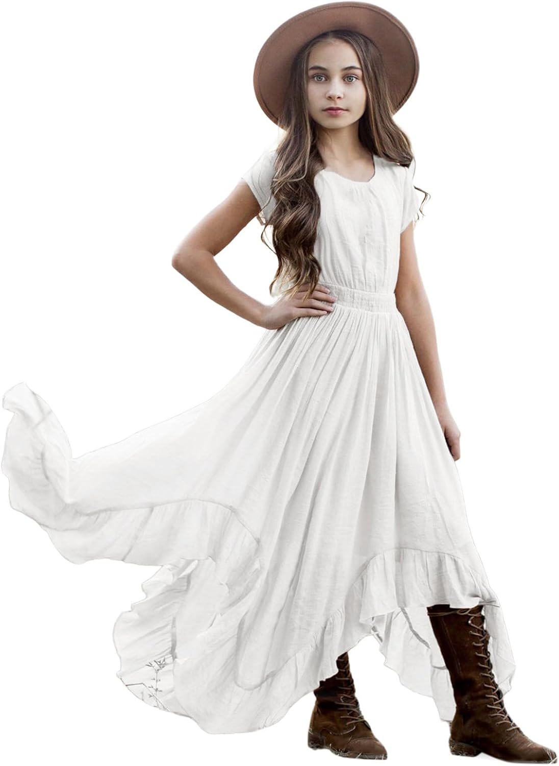 Toddler Graduation Dress Girls Short Sleeve Solid Princess Dress Dance Party Dresses Clothes Toddler Girl Dress
