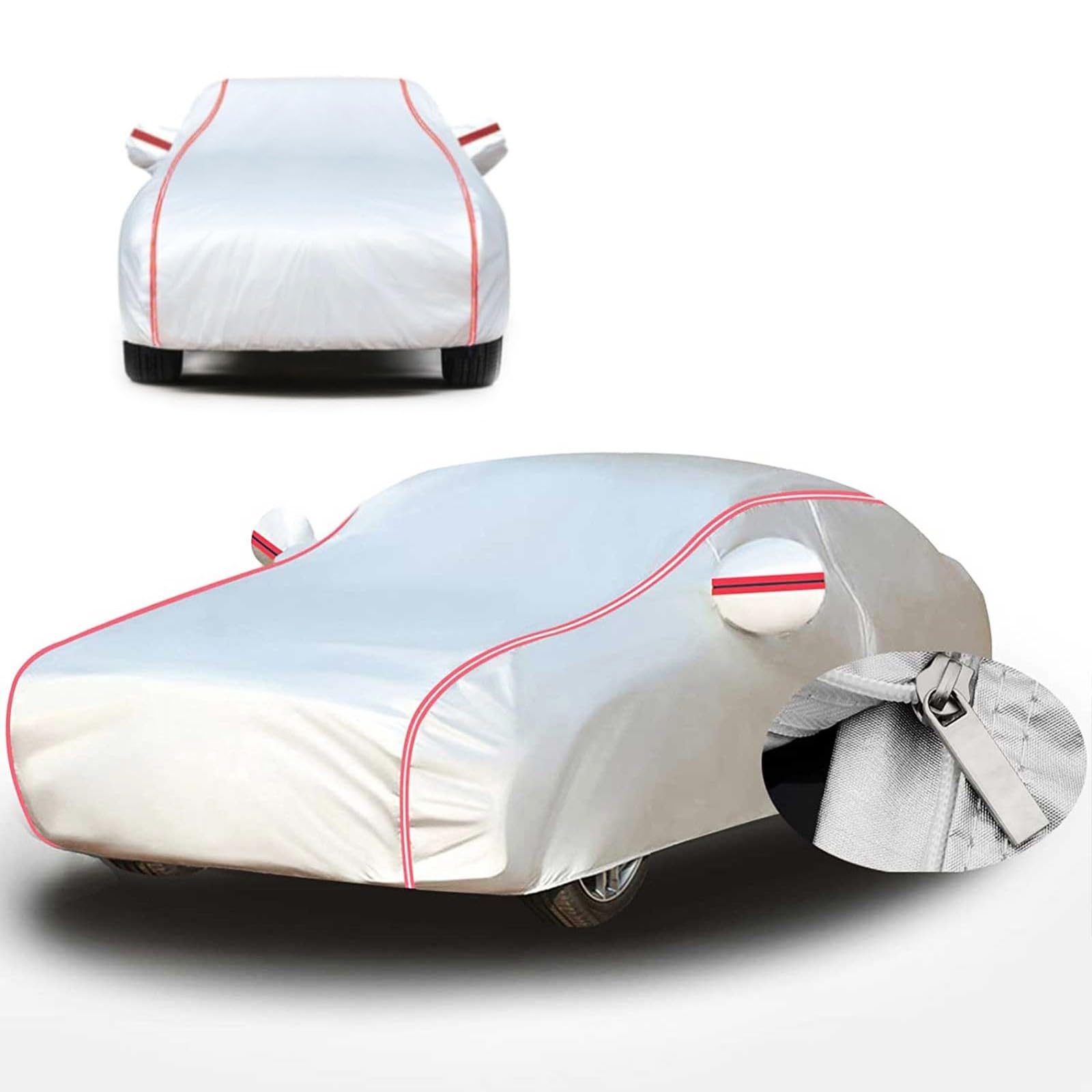 Auto Abdeckplane Autoabdeckung für Citroen C- Elysee 2012-2023,Wasserdicht Atmungsaktiv Vollgarage Autoplane Staubdicht Winddicht Schneedicht UV Schutz Outdoor Garage 250111