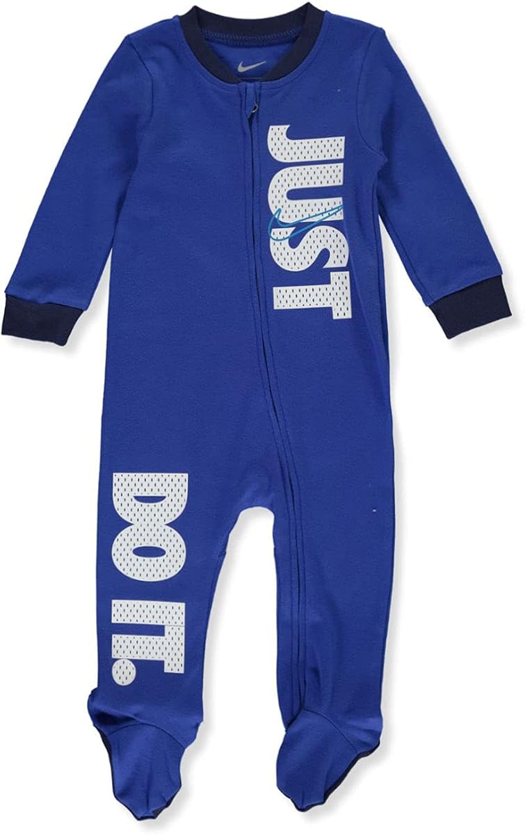 Nike Infant`s Printed Footed Coverall (Game Royal(56G268-U89), 9 Months)