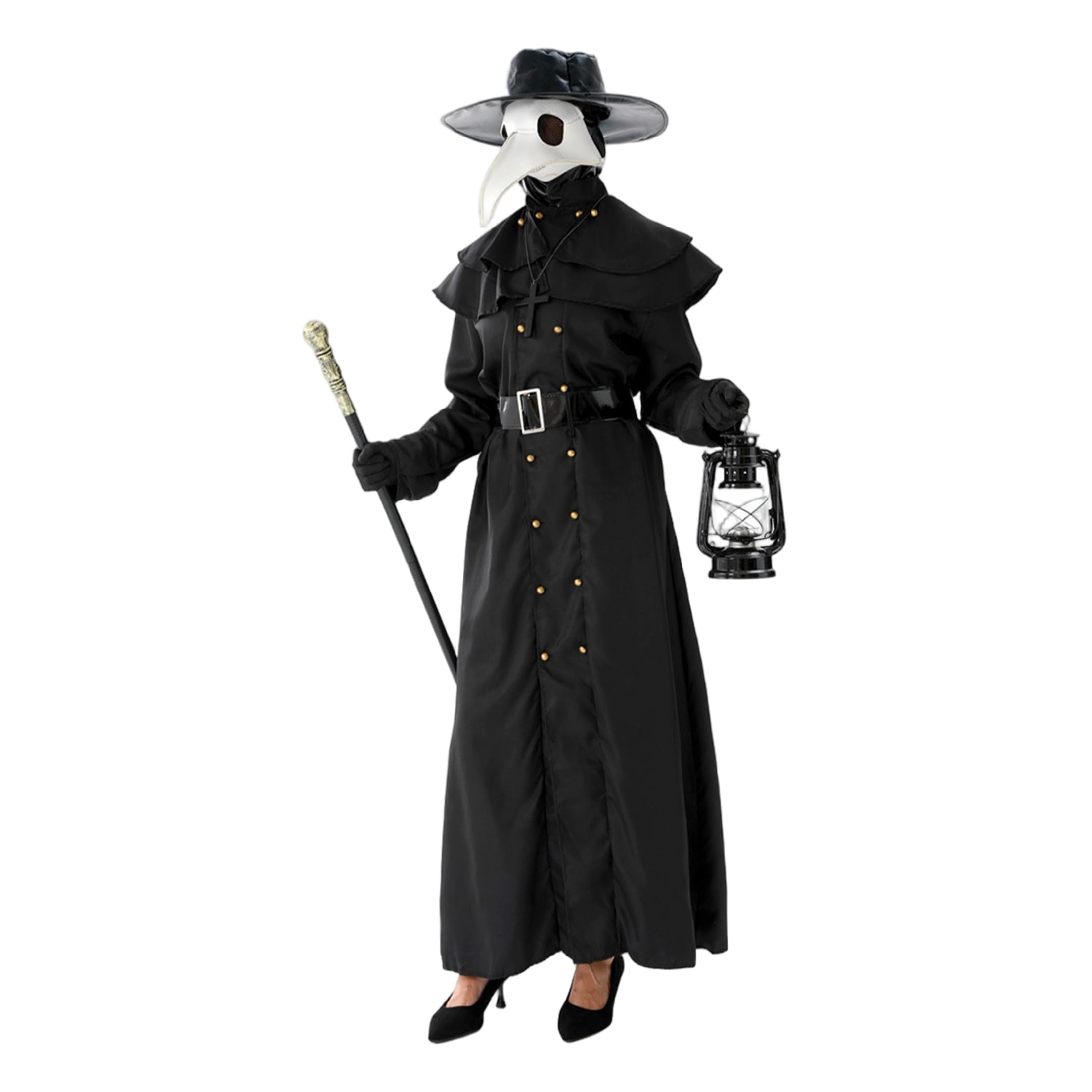 Costume da Dottore della Peste, Costumi di Halloween per Adulti, S