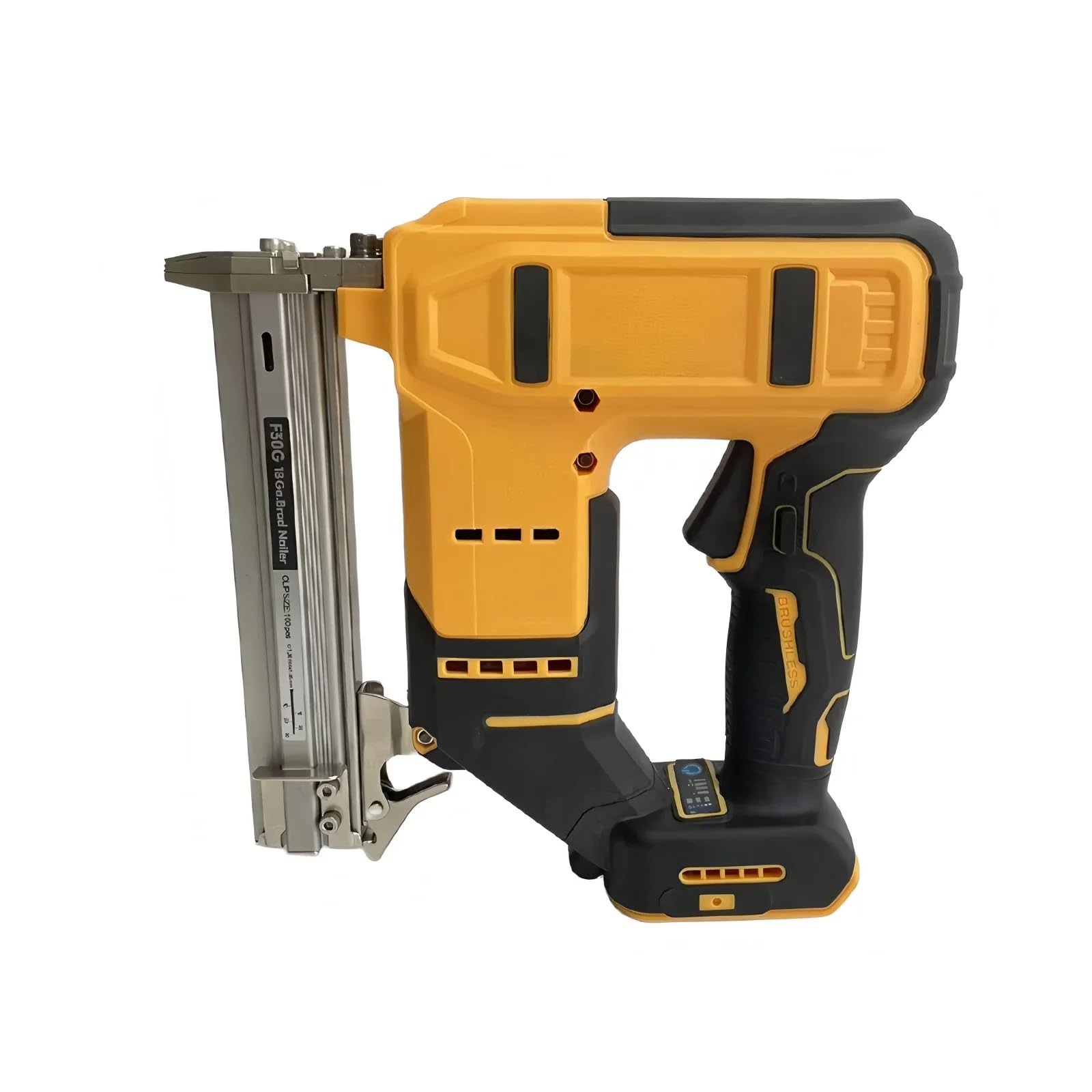Pistola de clavos eléctrica recargable, herramienta inalámbrica de batería de litio para carpintería, carpintería y proyectos de bricolaje