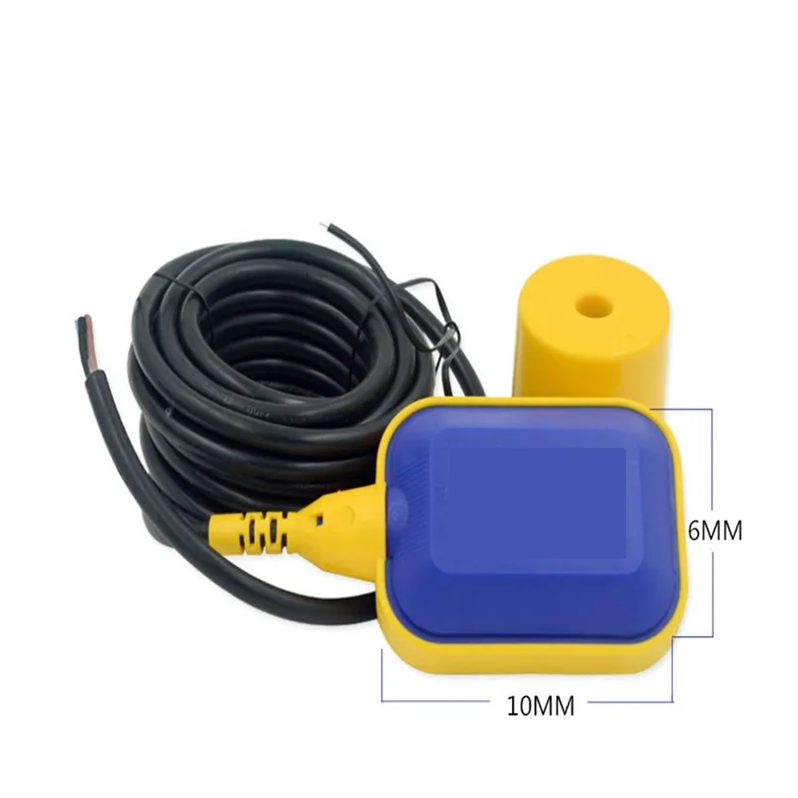 NURII Interruptor de Flotador de 2 uds, for Controlador de Nivel de Tanque de Agua, Sensor, Controlador de Bomba de Fluido líquido, 220v 16A (Size : 5M)