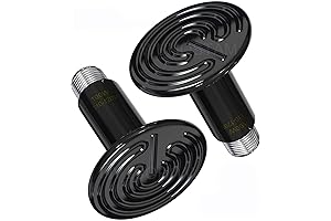 WUHOSTAM 100W Ceramic Heat Lamp for Reptile Terrariums