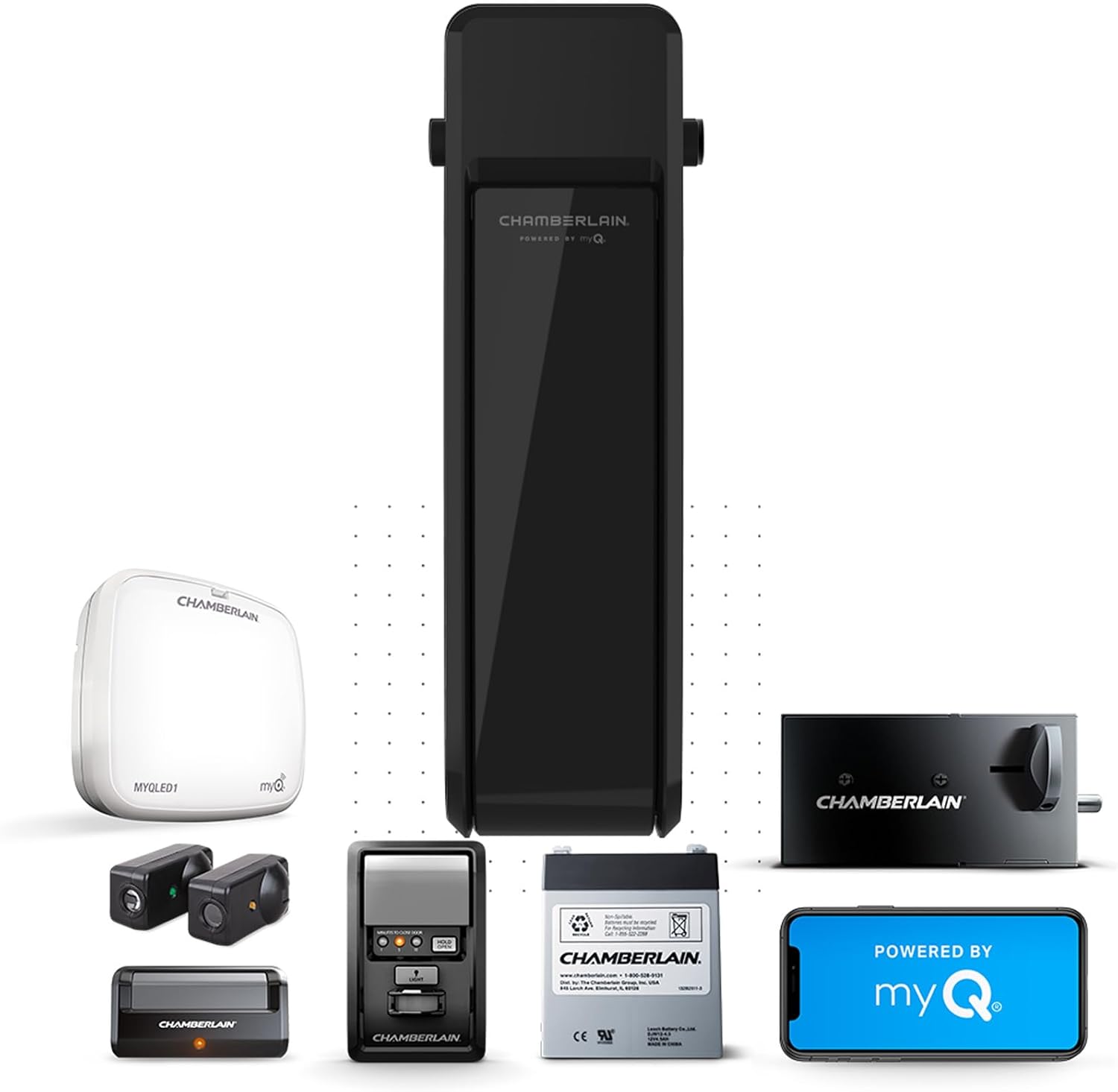 CHAMBERLAIN RJO101MC Ultra-Quiet Wall Mounted with Battery Backup